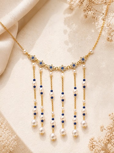 Collana lunga argento 925