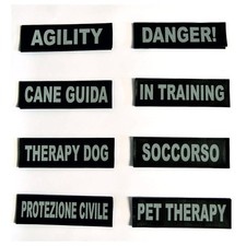 Coppia Etichette 16 x 5 cm