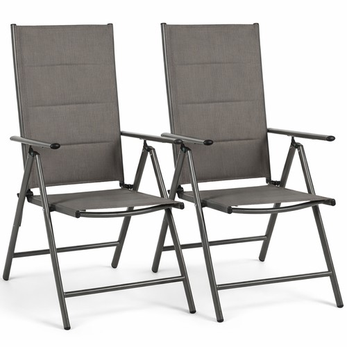Set sedie sdraio grigio - set, 2