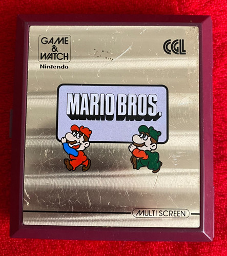 Console game watch - &, mario