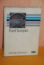 FORD SCORPIO LIBRETTO USO MANUTENZIONE EDIZIONE 7/92