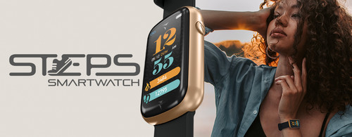 Techmade steps smartwatch - steps,
