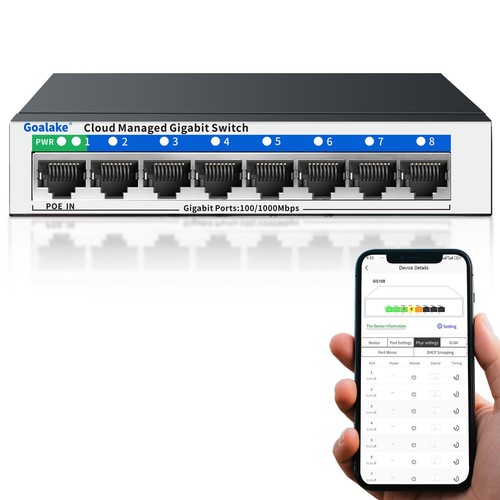 Goalake switch ethernet - goalake,