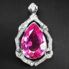 Ciondoli in oro bianco in