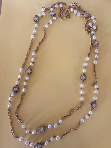 Collana chanel doppio filo - chanel,
