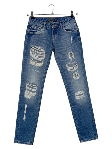 Zara jeans strappati donna blu - jeans,