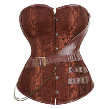 Corsetto steampunk marrone