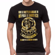 Tshirt Non si diventa vecchi perché si va in moto - biker - moto - Harley