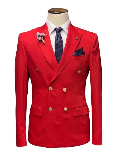 Designer rosso doppiopetto - rosso,