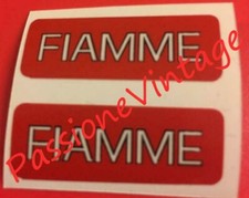 Fiamme etichette 2pz