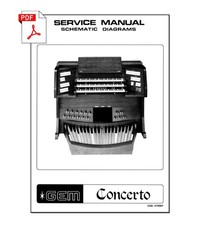 GEM CONCERTO Service Manual
