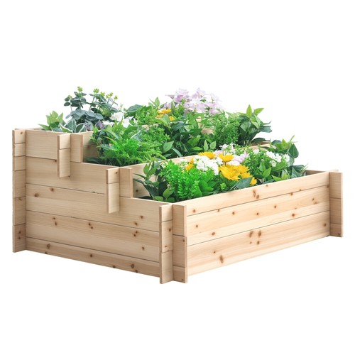 Fioriera legno abete a 3 - a,