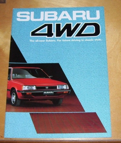 Subaru 4wd brochure vendita - 4wd,