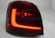 FANALI FARI POSTERIORI ROSSI FUME' LED CON FIBRA OTTICA VW POLO 6R  6/09 AL 3/14