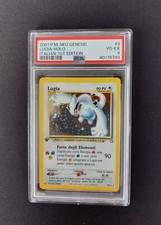 Pokemon Neo Genesis Lugia Holo Prima Edizione #9/111 Italiano PSA 4