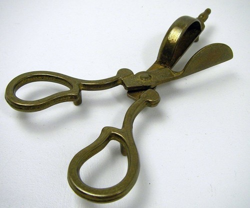 Pinza stoppino ottone vecchia