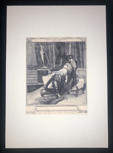 Litografia erotica bayros - di,