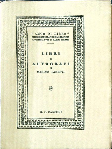 Libri autografi parenti - autografi,