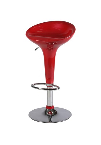 Sgabello bar abs - bar, rosso