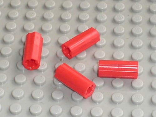 Lego technic red - technic, axle