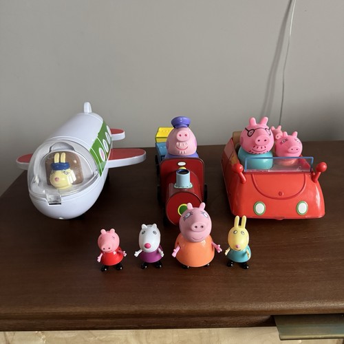Peppa pig figure veicoli - pig, figure,