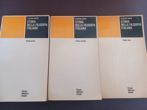 Garin storia della - garin,