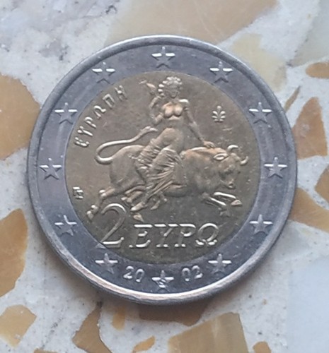 Moneta euro usata grecia - -,