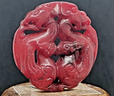 Antico ciondolo giada hetian