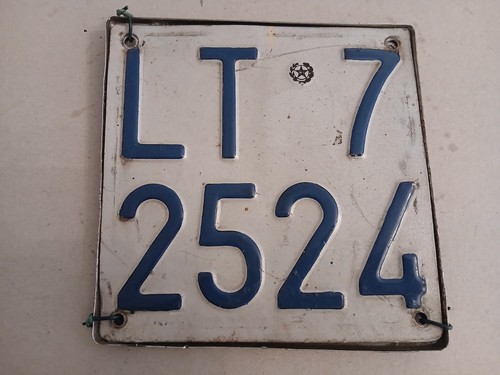 Latina targa originale - targa,