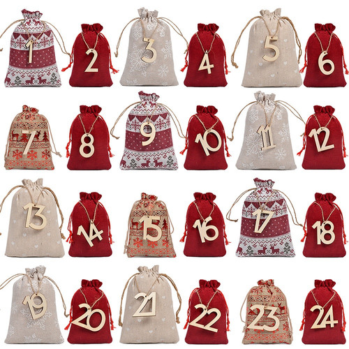 Accessori natalizi calendario - accessori,