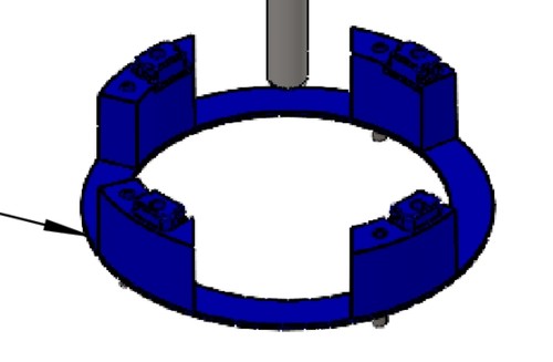 Bloccamotore con viti