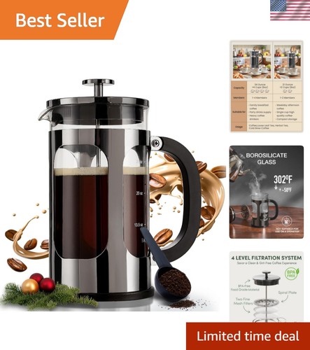 French press coffee maker - press,