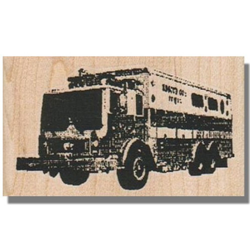 Timbro gomma legno - legno,, camion