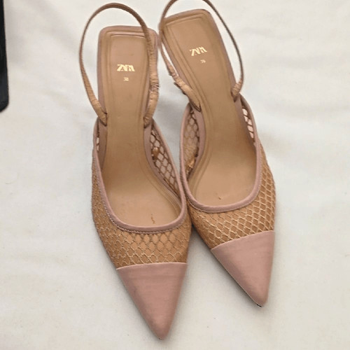 Zara donna rosa tacco spillo - zara,