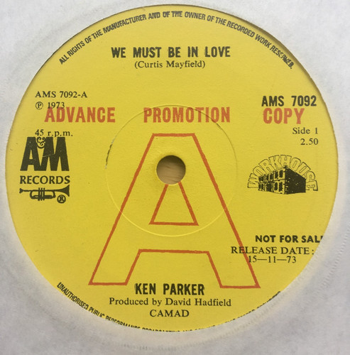 Ken parker must be in - be,