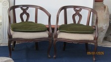 r588 Antica coppia poltrone e