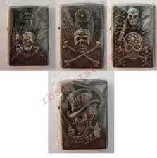 Accendino Tipo Zippo Skull
