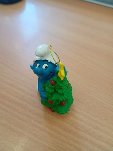 Puffo vintage 1981 - pvc, albero