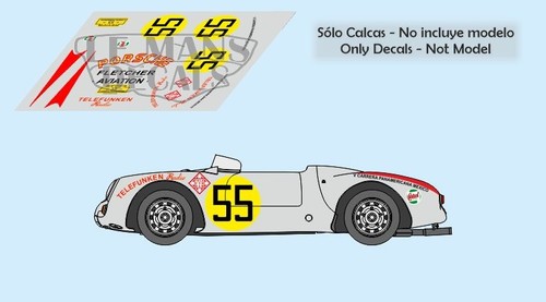 Decals porsche 550 carrera - porsche,
