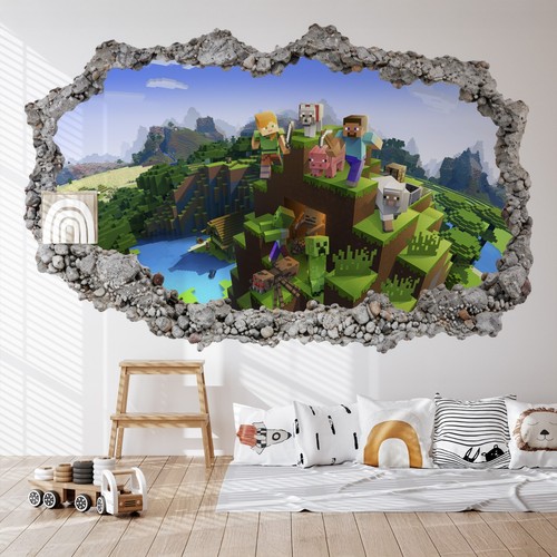 Adesivo minecraft steve alex - adesivo,