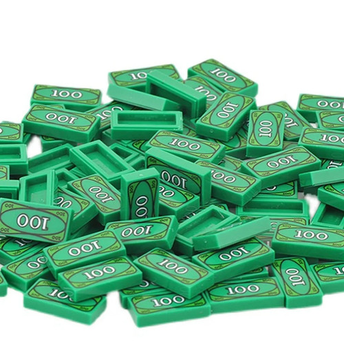 Lego pieces money tile - pieces,