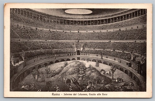 Vintage rome colosseum - rome,