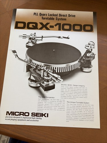 Brochure giradischi micro - brochure,