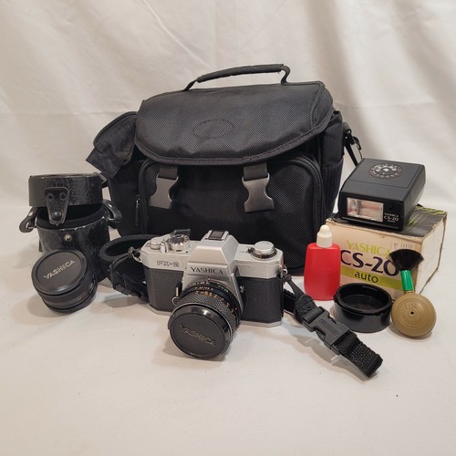 Yashica con obiettivo - fx-2,