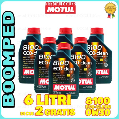 Motul 8100 eco clean 0w30 - eco-clean, lt