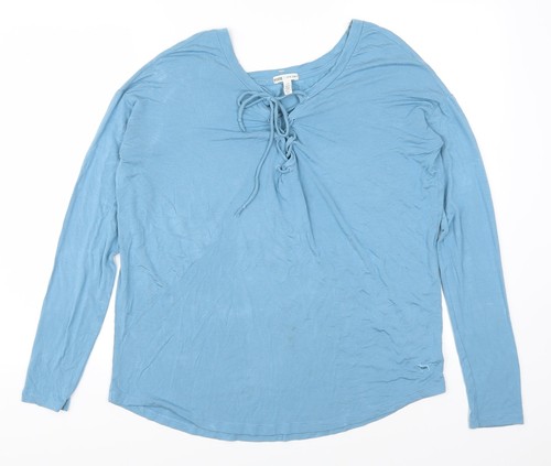 Shirt donna rosa - blu, misto