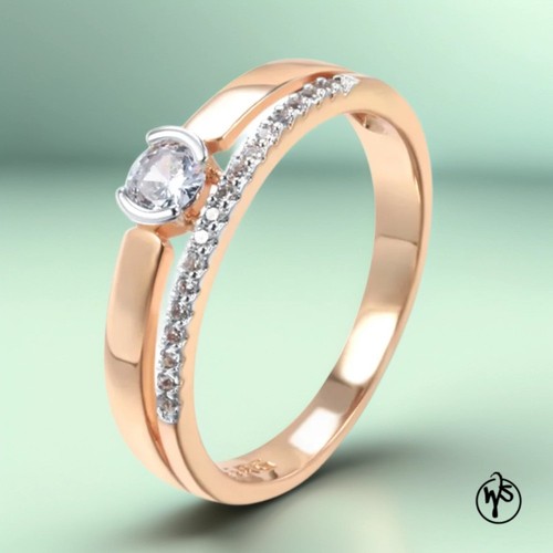 Anello doppio donna wsesto - donna, oro
