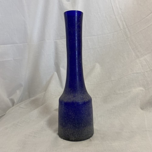 Vaso vetro blu - vaso,