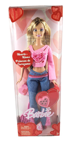 Barbie 2004 bambola cuori - , e