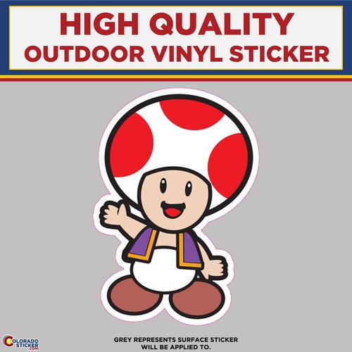 Toad super mario bros adesivi - super,